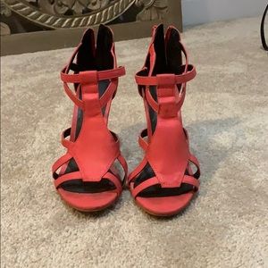 Coral high heel sandals from aldo